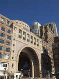 Rowes Wharf by the Waterfront  Boston  Massachusetts  New England  USA