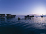 Stilt House Villages Over the Sea  Lived in by Bajau Families  Sabah  Island of Borneo  Malaysia