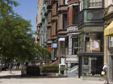 Newbury Street  Boston  Massachusetts  New England  USA