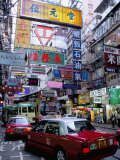Busy Street  Causeway Bay  Hong Kong Island  Hong Kong  China