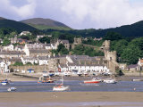 Conwy Town and Harbour  Conwy  North Wales  Wales  United Kingdom