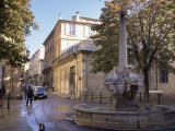 Fountain of the Four Dolphins  Aix-En-Provence  Bouches-Du-Rhone  Provence  France