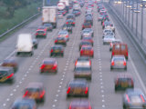 Heavy Traffic on Motorway  United Kingdom
