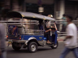 Tuk Tuk Taxi  Bangkok  Thailand  Southeast Asia