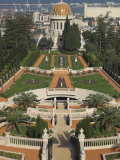 Bahai Shrine and Gardens  Haifa  Israel  Middle East