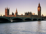 Westminster Bridge and the Houses of Parliament  Westminster  London  England