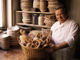 Baker with Selection of Bread  France