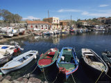 Skala Polichnitos Boats and Harbour  Lesbos  Greece