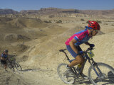 Competitiors in Mount Sodom International Mountain Bike Race  Dead Sea Area  Israel  Middle East