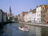 Boat Trips Along the Canals  Bruges (Brugge)  Unesco World Heritage Site  Belgium