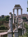 The Forum  Unesco World Heritage Site  Rome  Lazio  Italy