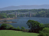 The Menai Bridge  Gwynedd  Wales  United Kingdom