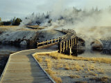 Walkway  Upper Geyser Basin  Yellowstone National Park  Wyoming
