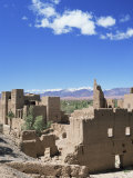 Kasbah  Valley Du Dades and Atlas Mountains  Morocco  North Africa  Africa
