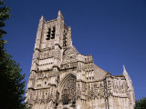Cathedral of St Stephen  Auxerre  Burgundy  France