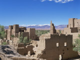 Kasbah  Dades Valley  and the Atlas Mountains  Morocco  North Africa  Africa