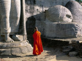 Statues of the Buddha  Gal Vihara  Polonnaruwa (Polonnaruva)  Unesco World Heritage Site  Sri Lanka