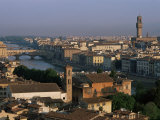 General View from the Piazza Michelangelo  Florence  Tuscany  Italy