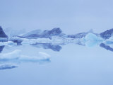 Jokulslarlon Glacial Lagoon  Vatnajokull Icecap  South Area  Iceland  Polar Regions