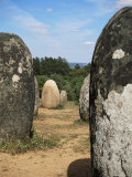 Stone Circle  Cromeleque Dos Almendres  Near Evora  Alentejo  Portugal