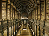 Interior of the Library  Trinity College  Dublin  Eire (Republic of Ireland)