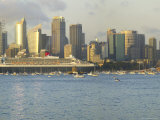 Queen Mary 2 on Maiden Voyage Arriving in Sydney Harbour  New South Wales  Australia