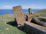 Christian Tombs  Salohiyakk  Lake Sevan  Armenia  Central Asia