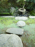 Water Fountain at Ryoanji Temple  Kyoto  Japan
