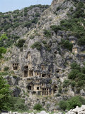 Rock Carved Lycian Tombs  Myra  Anatolia  Turkey  Eurasia