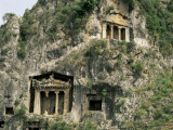 Lycian Tombs  Fethiye  Anatolia  Turkey  Eurasia