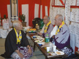 Men in Yukata Costume at Autumn Festival  Kawagoe  Saitama Prefecture  Japan