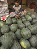 Melons in the Fruit and Vegetable Market  Amman  Jordan  Middle East