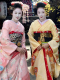 Geisha  Maiko (Trainee Geisha) in Gion  Kyoto City  Honshu  Japan