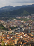 Bilbao River (Ria De Bilbao)  Bilbao  Basque Country  Euskadi  Spain