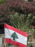 Lebanese Flag  Byblos  Lebanon  Middle East