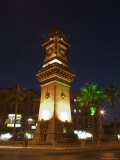 Clock Tower  Downtown at Night  Aleppo (Haleb)  Syria  Middle East