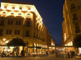 Street Side Cafe Area  Place d'Etoile (Nejmeh Square) at Night  Downtown  Beirut  Lebanon