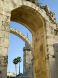 Arch of the Hurva Synagogue  Old Walled City  Jerusalem  Israel  Middle East