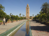 Koutoubia Minaret  Marrakesh  Morocco  North Africa  Africa