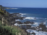 Landscape of Rugged Rocky Coastline Along the Great Ocean Road  Victoria  Australia