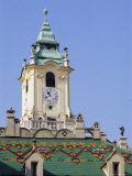 Tower and Decorated Roof of the Old Town Hall  Bratislava  Slovakia