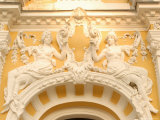 Stucco Decoration on Facade of Dvorana Glauberovych Spring Spa Building Dating from 19th Century