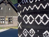 Unique Decoration of Houses Based on Patterns Used in Traditional Embroidery in Village of Cicmany