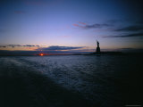 Statue of Liberty at Sunset  New York City  New York  USA
