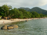 Tourists Enjoying Nipah Beach at Sunset Time  Pangkor Island  Perak State  Malaysia
