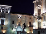 Ayuntamiento (Town Hall) Floodlit at Night  Plaza De La Villa  Centro  Madrid  Spain