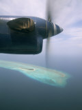 Aerial View of Baa Atoll  Maldives  Indian Ocean