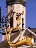 Marienplatz  Garmisch-Partenkichen  Bavaria  Germany