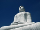 Statue of the Buddha Above Kandy  Sri Lanka