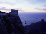 Cable Car Going up Table Mountain  Cape Town  South Africa  Africa